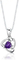 Halsband 925 van vrouwen Sterling Silver Jewelry Set Earrings-Tegenhangerrhodium