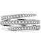 Ronde gevormde 925 zilveren Cz ringen, Zirconia bruiloft diamanten verlovingsring
