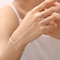 925 van eenvoudige Elegante Vrouwen Zilveren Armband Gepersonaliseerde Ontwerper