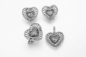 Harthanger 925 Sterling zilver Gepersonaliseerde Armband Oorbellen Ring Halsketting vrouwen Juwelen Set